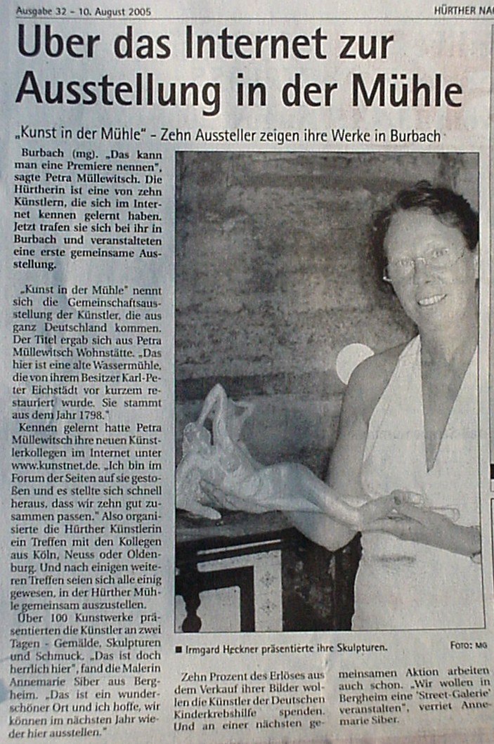 Presseartikel aus ´Hürther Wochenende´
